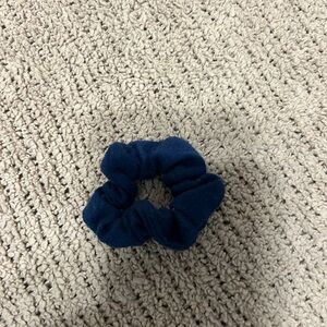 Stylish Navy Hair Scrunchie